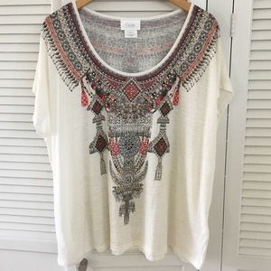 Camilla beaded tee
